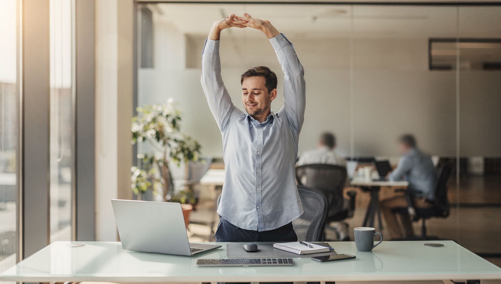 Professional stretching at work